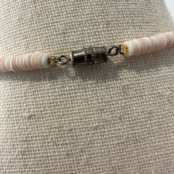 VTG seashell necklace  choker small jewelry - Picture 4 of 4
